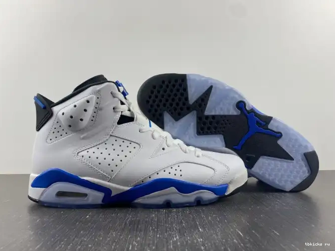 Reps TB Retro 384664-107 Sport Air Jordan (2014) 6 Blue 0505
